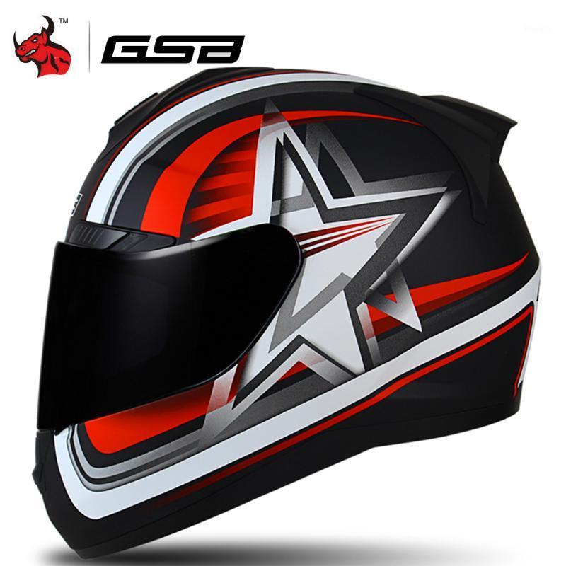 

GSB Motorcycle Helmet Moto Full Face Retro Scooter Helmets Motorbike Riding Helmet Men Motocross Casco Moto ECE Approved1, G-346 a5 gold-plated