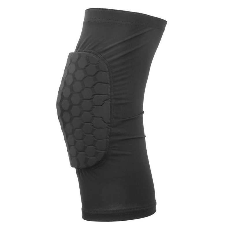 

Unisex Black Cellular Sport Kneepad Anticollision Breathable Kneecap Compression Protection Sport Pad Protective Gear, As pic
