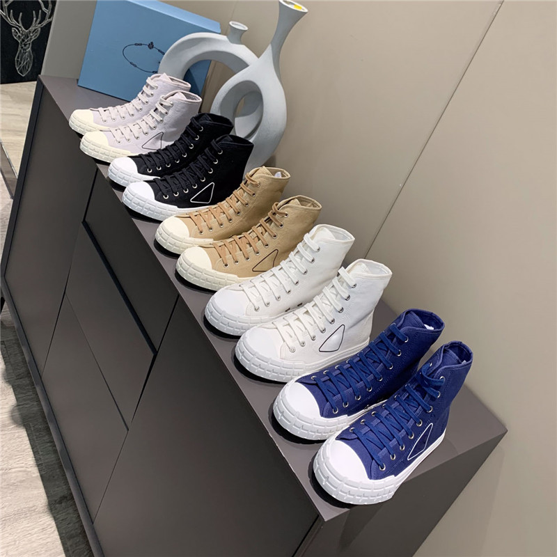 

2021 Casual Shoes Pink Wheel Cassetta Sneakers High Top Fabric Runner Trainers Canvas Wheel Stitching Lerren Shoes Low Top Stylist Sneakers, Box