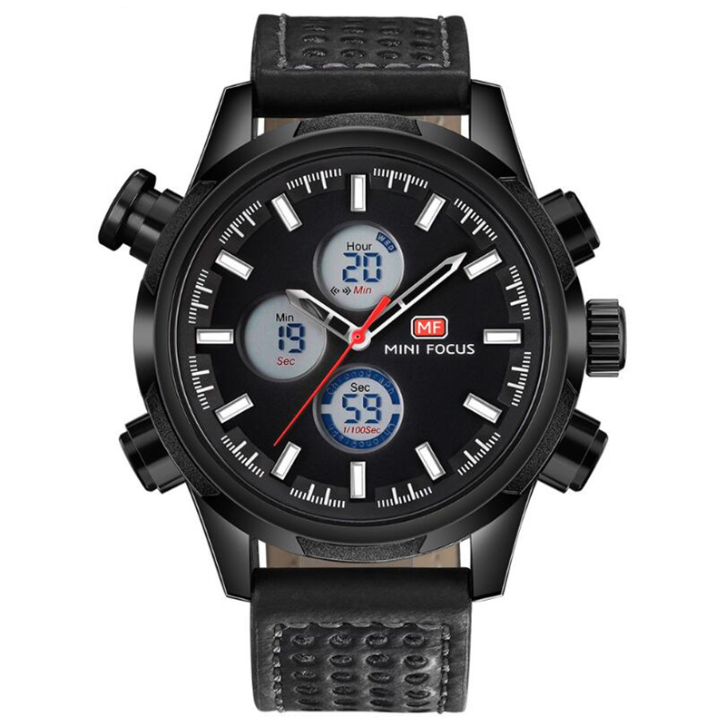 Haut de la marque de luxe 2020 Hommes Regardez un quartz Multifonction Sport Chronographe 30m Imperméable Bracelet Montre Horloge Relogio Masculi
