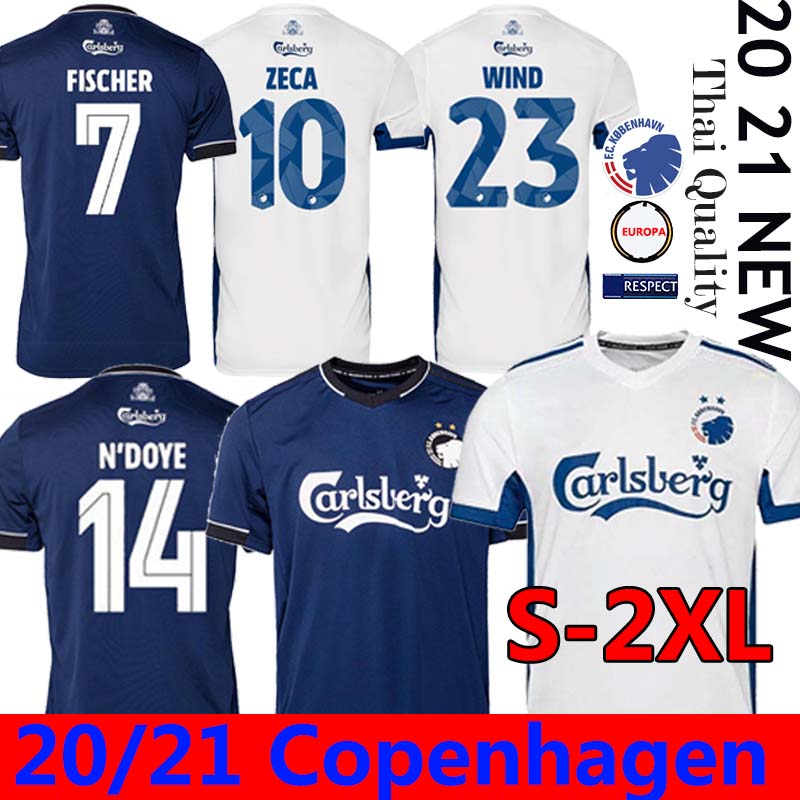 

2021 Superligaen Denmark Copenhagen Soccer Jerseys ZECA FISCHER SKOV DARAMY Men Kits football shirts Uniforms -2XL, Home