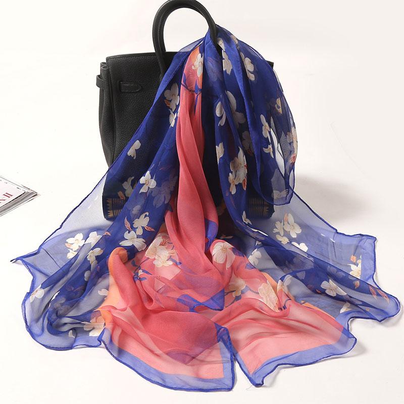

New 2020 Women Winter Chiffon Hijab Sunscreen Beach Wholesale Long Bandana Cachecol Poncho Foulard Femme Scarves