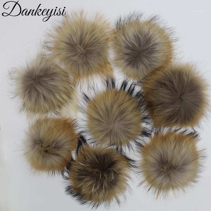 

20 Pcs Real Fur Pompoms 13-15cm DIY Raccoon Fur Pom Poms Balls For Hats Cap Scarf Shoes Accessories Cheap Wholesale1
