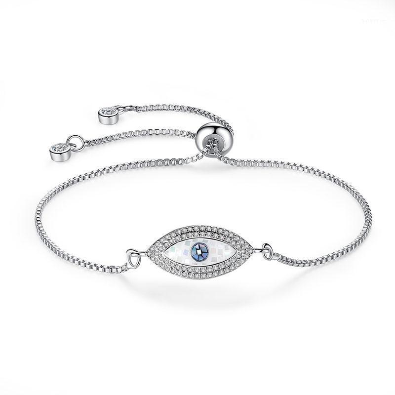 

Fashion Charm Bracelet Cubic Zirconia CZ Hand Bracelets For Women Adjustable Pulseras Mujer Femme Party Wedding Jewelry B1691