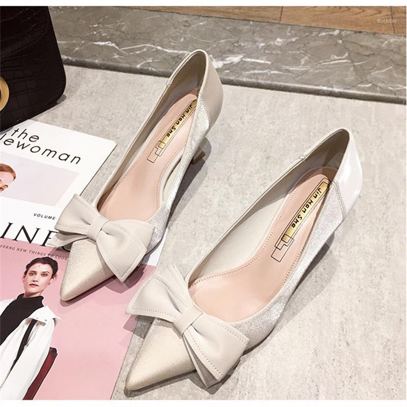 

Womens Shoes 2021 High Heels Party Elegant Pumps Korean Casual Women High Heels1, Beige
