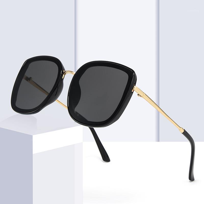 

Sunglasses 2020 Fashion Oversized Sunglasses Women UV400 Brand designer Rimless Metal Square Sun Glasses Female de sol1