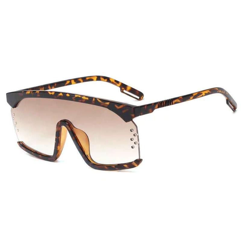 

Sunglasses Luxury Oversized Ladies Brand Large Gradient Oculos Mirror UV400