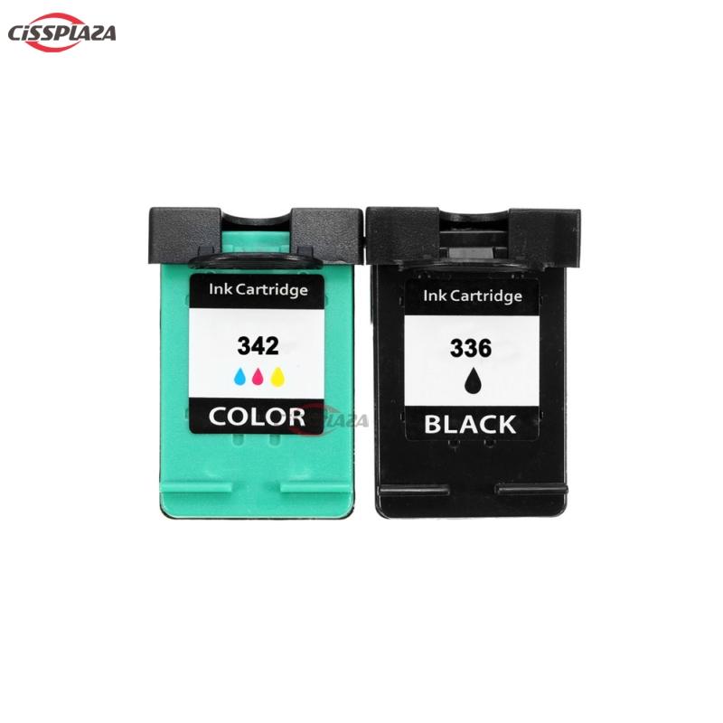 

CISSPLAZA Compatible for 336 342 Ink Cartridge for Deskjet 5440 5420 D4100 PSC 1500 1510 1600 1610 2710 2575 C3180 printer