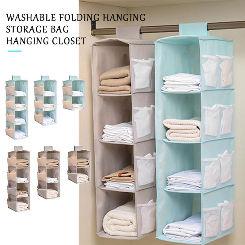 

Hanging Wardrobe Storage Bag Drawer Type Clothes Hanger Holder Oxford Portable Wardrobe Closet Home Organizer Hang Pocket Drawer, 1 layer