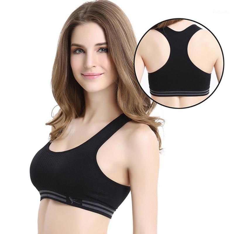 

Quick Drying Seamless Sports Bra Women Absorb Sweat Yoga Bra Padded Push Up Stretch Vest Running Fitness Sports Underwear 81, Black