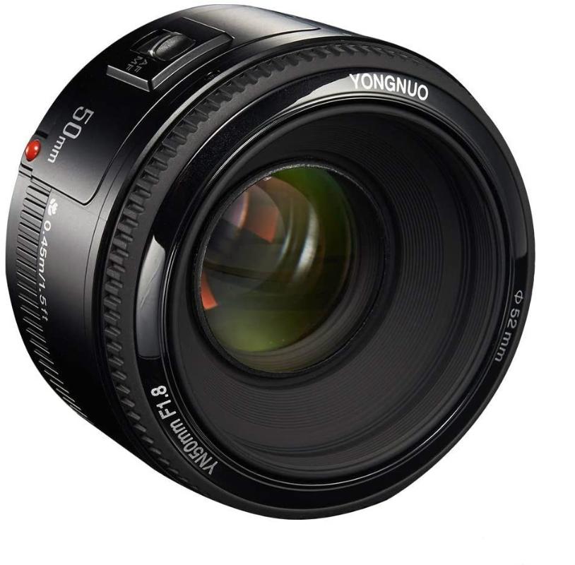 

YONGNUO YN50mm F1.8 lens large aperture autofocus lens compatible with Canon EF Mount Digital camera SLR fixed focus