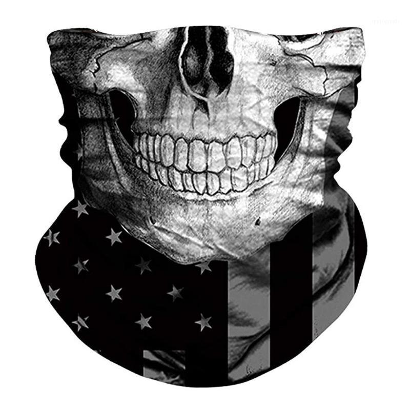 

Skull Magic Ring Neck Scarf Headband Multifunctional Bandana Face Seamless Tubular Tube Unisex Men Women Unisex Scarves party1