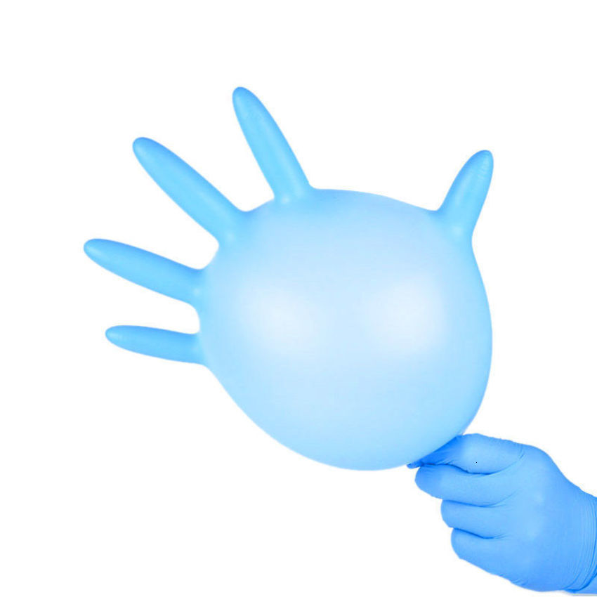 

100pcs Disposable Gloves Factory Price Powder Free 9 Mil Long Nitrile Work Glove OC23
