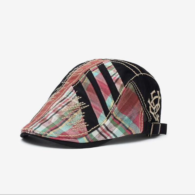

Classic Vintage Retro Man-made Dirty Berets Men Fall Autumn Newsboy Painter Gentleman Adjustable Caps Hats Winter Women Girl, Black