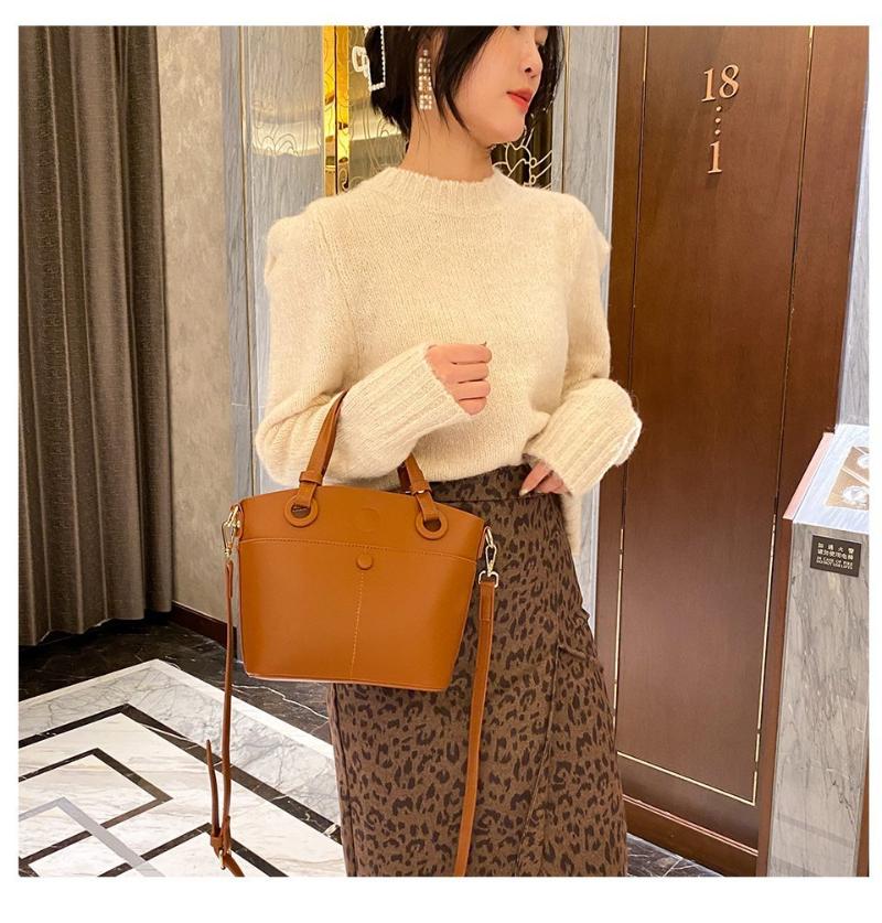 

2021 New Large Handbag Multi Color Selection Fashion Waterproof Women's Tote Shopping Shoulder Bag Pu Leather Cossbody Bags, Black