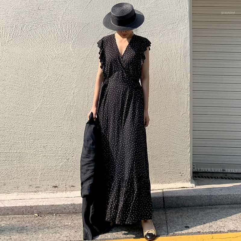 

2020 New Brand Summer Maternity Dress Woman Cute Dot Large Size Dresses Pregnant Woman Clothing MD-024911, Black