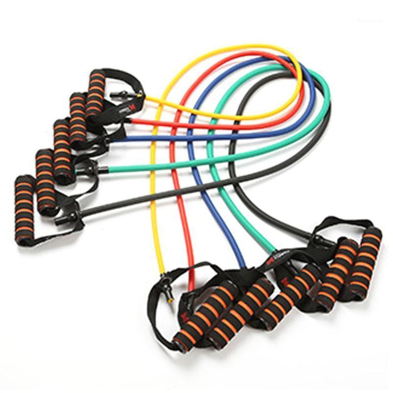 

Exercise Resistance Bands With Handles Fitness Workout Bands For Home Gyms Daily Workout Strain Rope With Fitness Word1, Yellow