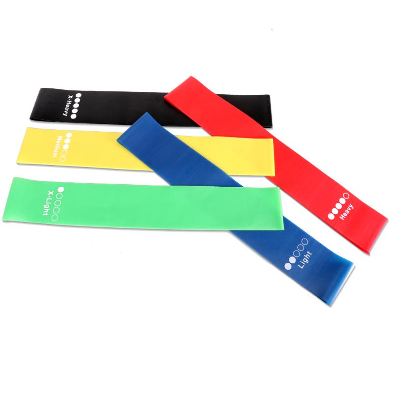 

HOT! Resistance Loop Bands 5 Pack Resistance Exercise Bands for Legs and BuYoga Training Pilates with Instruction