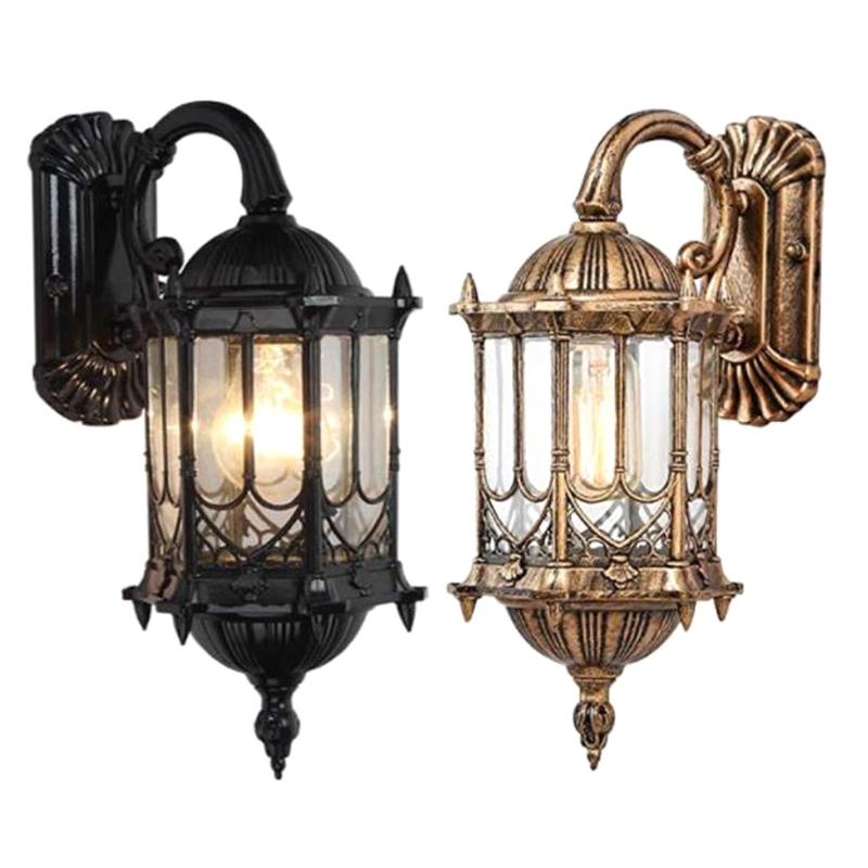 

Traditional Classical Upside Down Light European Outdoor Waterproof Wall Lamp