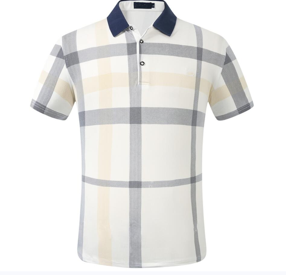 

Wholesale Brand Men's Business Casual tshirt mens long sleeve striped slim masculina social male T-shirts new fashion man checked shirt, White;black