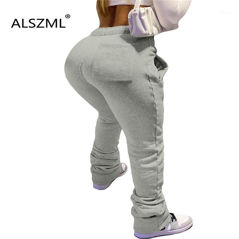 

Simple Pure Color Pockets Special Design Skinny Pants High Street Chic Lady Fashion Sheath Trouser1, Black