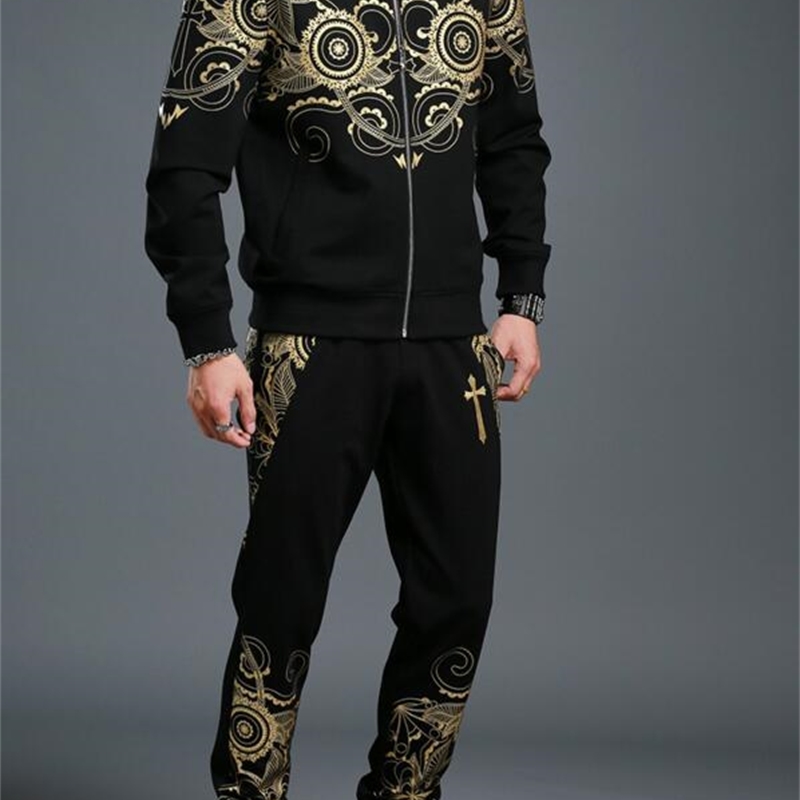 

Shirts Hoodies Men's Trousers Suit Assemblies Training New Print Design Avmp, Black