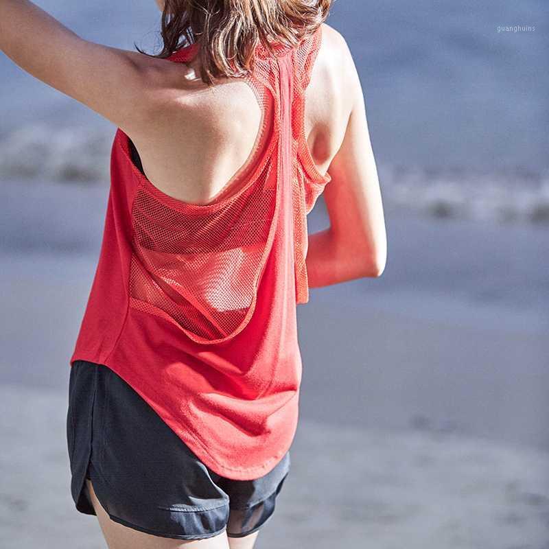 

Quick dry Yoga T shirt Women's Sport T shirts Running Loose sleeveless t-shirts fitness top Tank Gym Clothes1, Black