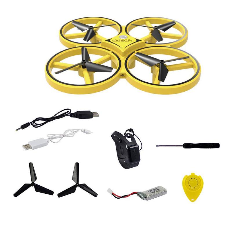 

GloryStar ZF04 RC Drone Mini Infrared Induction Hand Control Drone Altitude Hold 2 Controllers Quadcopter for Kids Toy Gift
