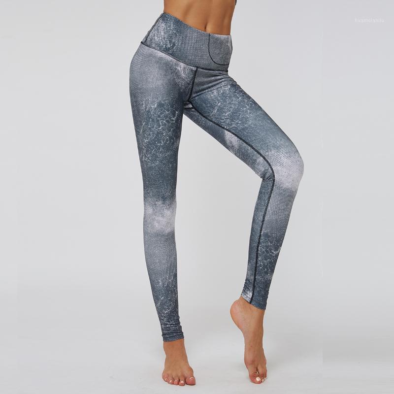 

Women Hot Digital Printing Stitching Yoga Pants High Waist Tight Sports Pocket Leggings1, Gray