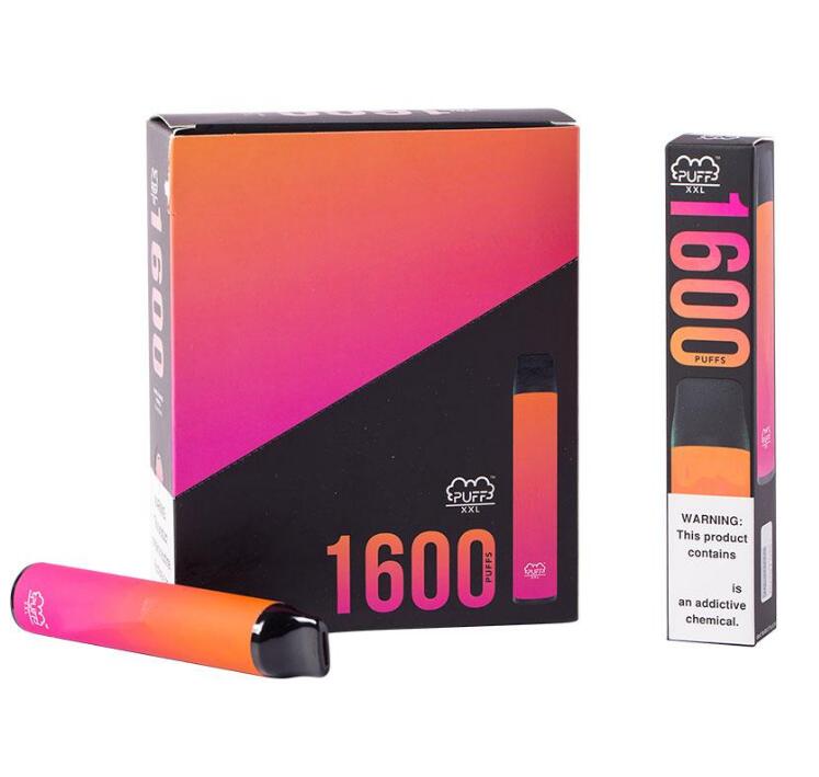 

new Puff XXL Disposable Vape Kit Pen Pods Device 1000mAh Battery 6.5ml Cartridges 1600 Puffs Prefilled VS Bar Plus Flow Max Bang