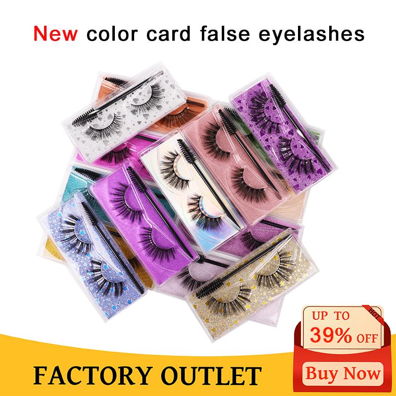 

3d wholesale lashes faux cils lashes 15/30/60/150 pcs eyelashes in bulk natural false eyelashes mink boxe packaging bulk