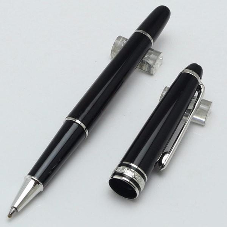 

Ballpoint Pen 163 Fountain pen Roller Pens / Ballpoint Pen finely lasered on the rhodium-coated Au office school Writing pen., Picture color