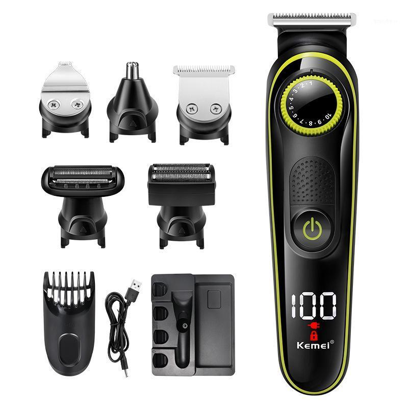 

Kemei Km-696 5 in 1 Multifunction Hair Clipper Professional Hair Trimmer Electric Beard Trimmer Cutting Machine1