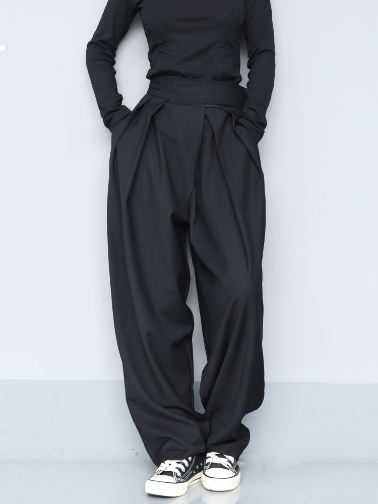 

New Black 2021 Designer Woman Suitpants High-waisted Autumn Long Leisure Pants Women and Men Luxury Mzkf 01M1, White