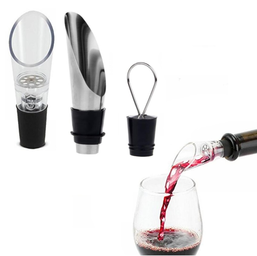 

Red Wine Aerator Pour Spout Bottle Stopper Delicate Decanter Pourer Aerating Wine Aerator Pour Spout Bottle Stopper