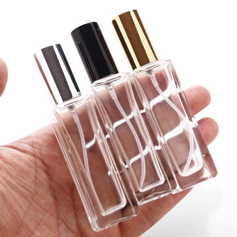 

10pcs/lot 20ml clear Glass Empty Perfume Bottles Atomizer Spray Refillable Bottle Spray Scent Case with Travel Size Portable