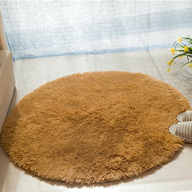 

Carpet Doorway Floor Carpet Living Room Bedroom Rug Door Way Feet Mats Rugs Bathroom Alfombra Round 1 Pcs Anti-slip Mat B1