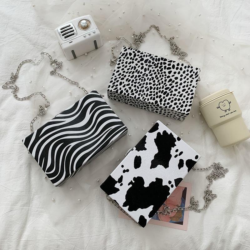

New Handbag Small Box Shape Shoulder Bag Funny Personality Crossbody Bag Diagonal Chain Fashion Messenger, A03