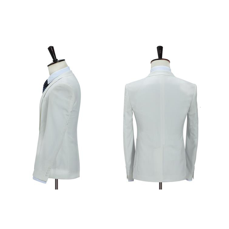 

2021 Linen Male Suits Arrival New Quality Wedding Dress Business Blazers Jacket U62D, Beige