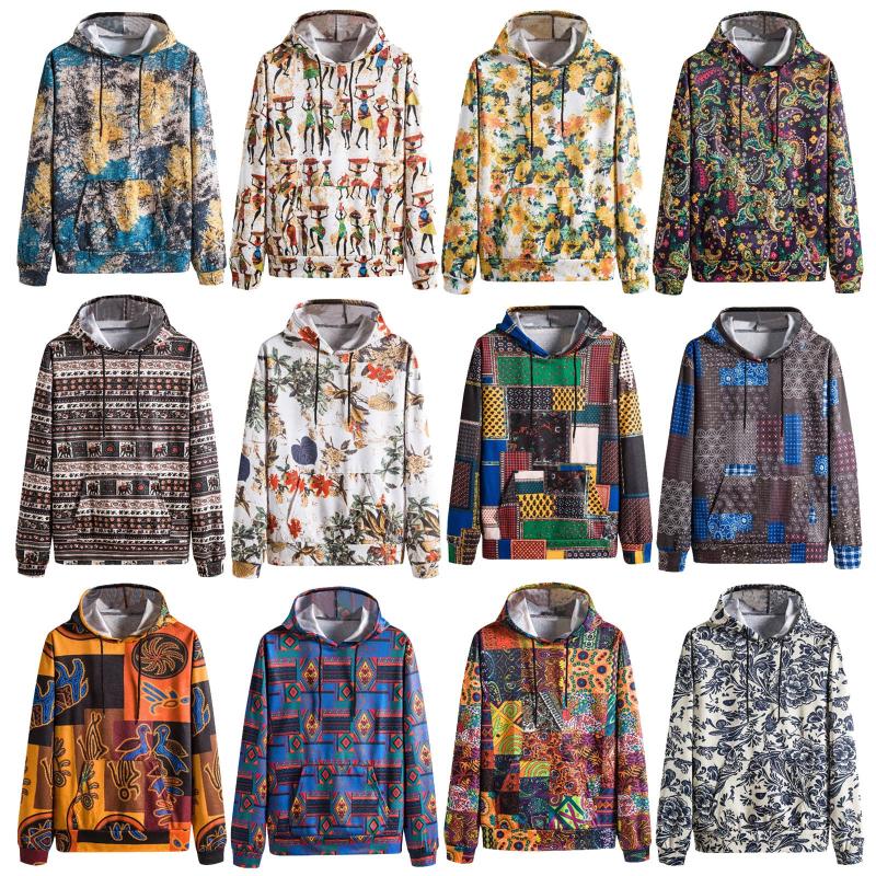 

Autumn And Winter Mens Ethnic Style 3D Printing Creative Long Sleeve Sweatshirts Casual Harajuku Hooded Hoodies Pullover Tops#35