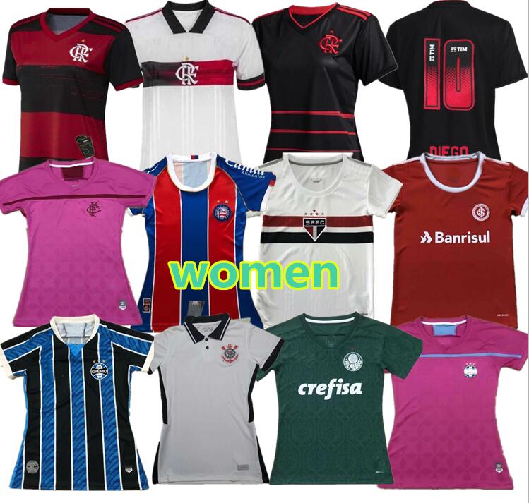 

2020 Flamengo woman Soccer jersey DE ARRASCAETA GABRIEL B. female football shirts B.HENRIQUE Ladies uniform camisa Flamengo Feminina 20/21, Army green