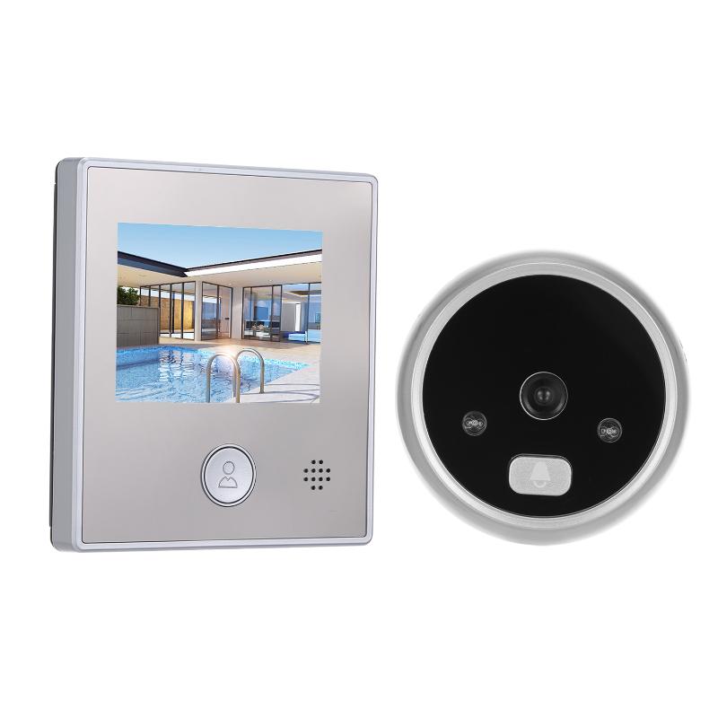 

1.3MP Peephole Door Camera 2.8 Inch Color LCD Screen Monitor Video Door Viewer Eye Doorbell Photo Taking/Video Recording