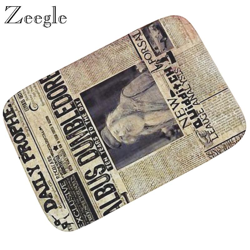 

Zeegle Door Mat Flannel Soft Foot Mat Bathroom Doormat Shower Rug Absorbent Hallway Carpet Living Room Floor Rug Outdoor Doormat, Jsd