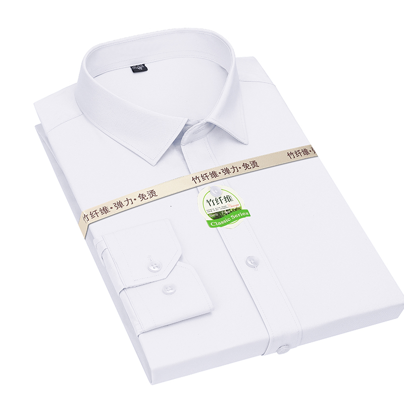 

2021 New Brand Casual Long-sleeved Formal Business Buttons Design Work Office Men's Tops Shirts Plus Size Uchr, Ldbl-kh311