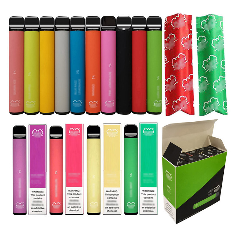 

Vape pen no button ecigarette electron sigarette sigarete Disposable e cig 3.2 ml 800 puffs puff bar plus my bar