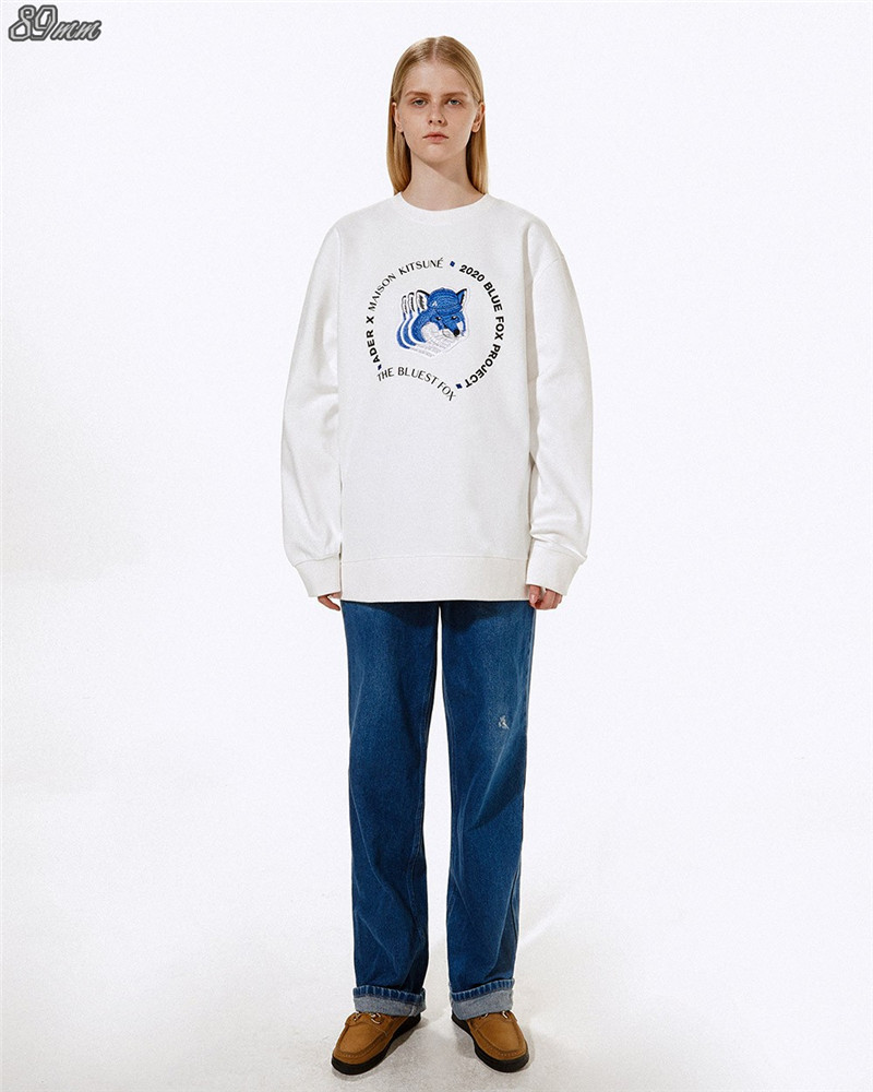 maison kitsune moletom com capuz sale