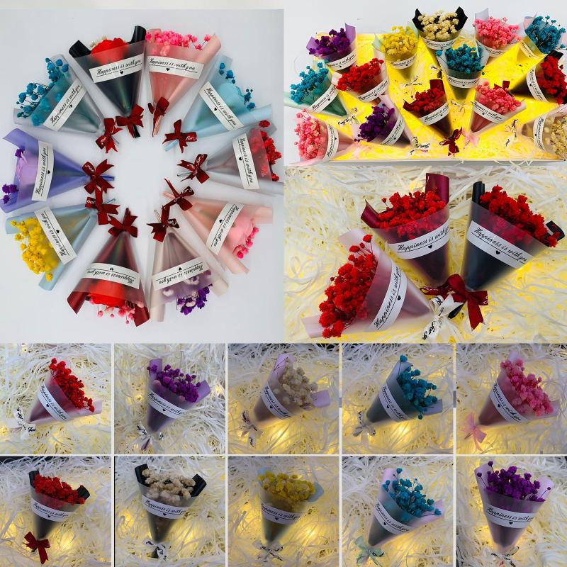 

30# Mini Natural Dried Flowers For Wedding Valentine's Day Gift Flowers Home Decoration DIY Craft Gifts Packing Stars