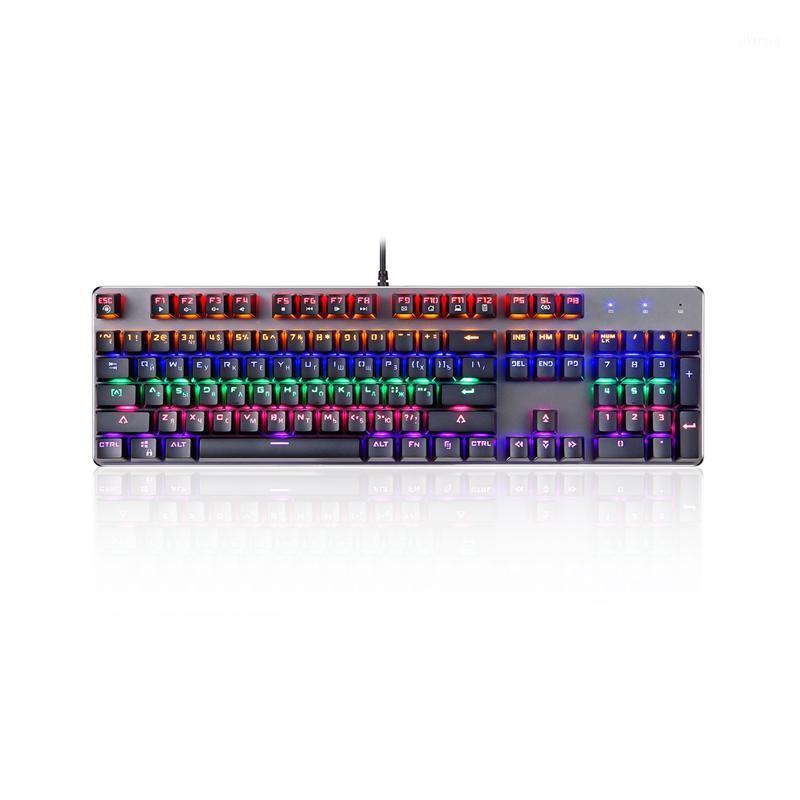 

K73 USB Mechanical Keyboard 104 Keys Blue Switch Gaming Keyboards for Tablet Desktop1