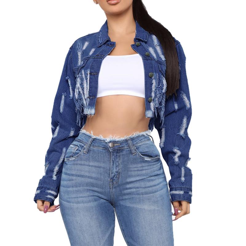 plus size short sleeve cropped denim jacket