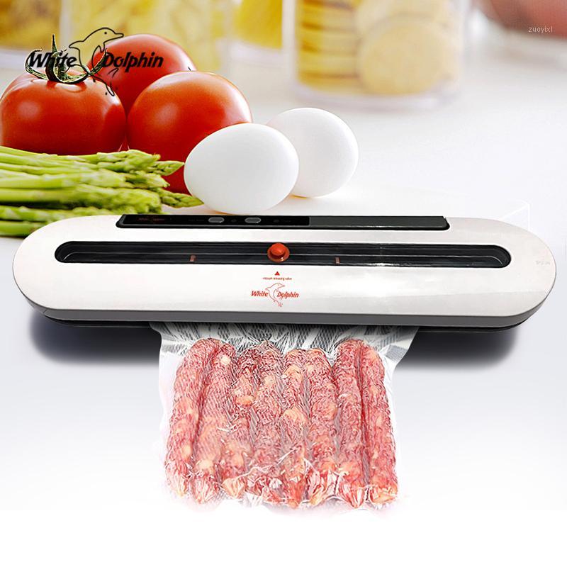

Household Vacuum Sealer For Kitchen Fresh Long Keeping Automatic Vacuum Sealer Packaging Machine Including 10pcs Bags1